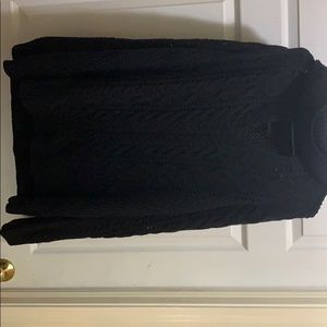 Cowl neck sweater with key hole